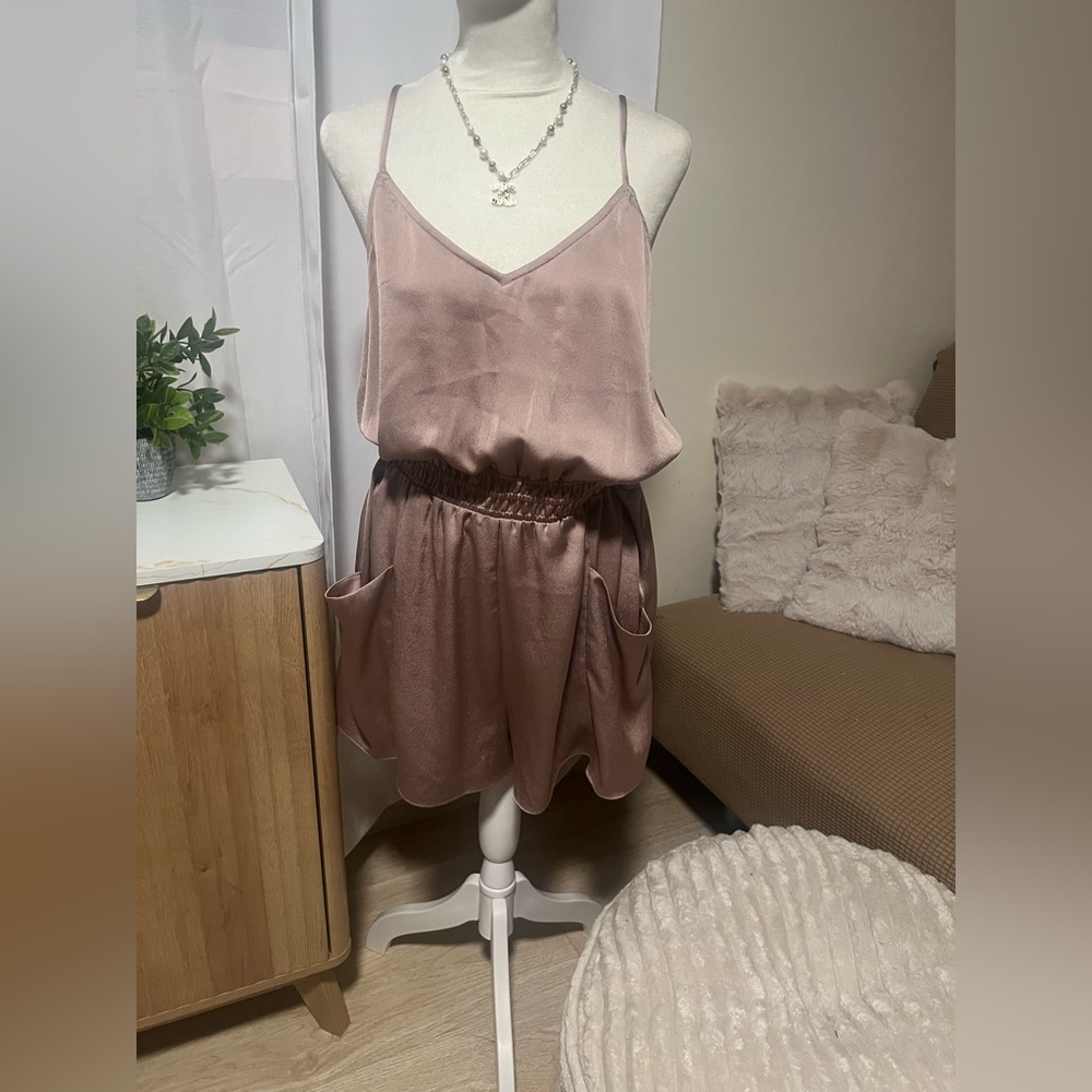 Naked zebra romper